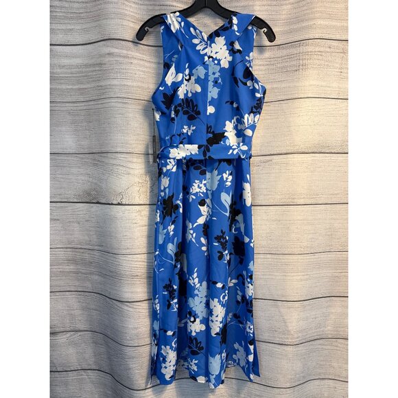 NWT Vince Camuto Blue Floral Sleeveless Romper Size S - Picture 5 of 5